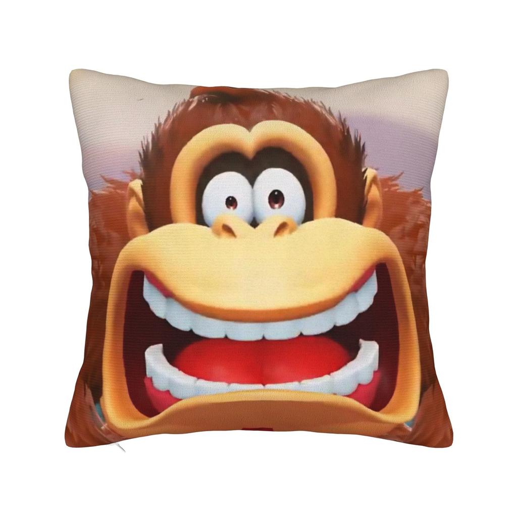 Decorative Pillowcases Donkey Kongs Bananza Games Merch Home  Throw Pillow Case Cover Drop Shipping Multiple Sizes