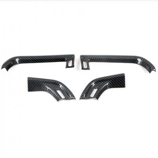 For Jeep Grand Cherokee L -2024 Car Dashboard Air Vent Trim Carbon fiber