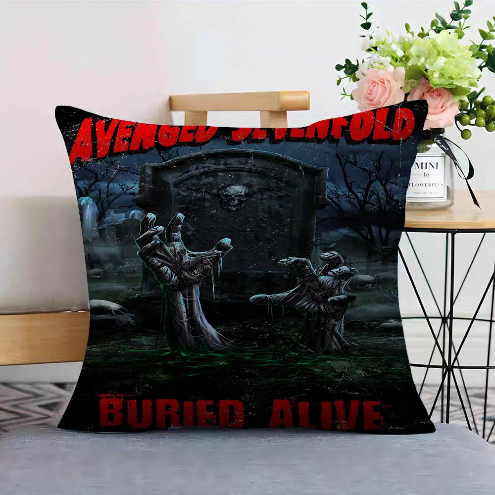 Classic A-avenged Band S-sevenfold Movie 45*45cm Cushion Cover Pillow Cover Decor Pillowcase Home Pillowcase For Couch Pillow