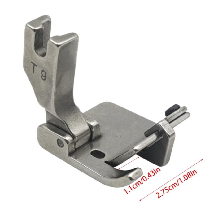 Flat Car T9 Presser Foot for Canvas/Fabric/Leather Sewing Binding