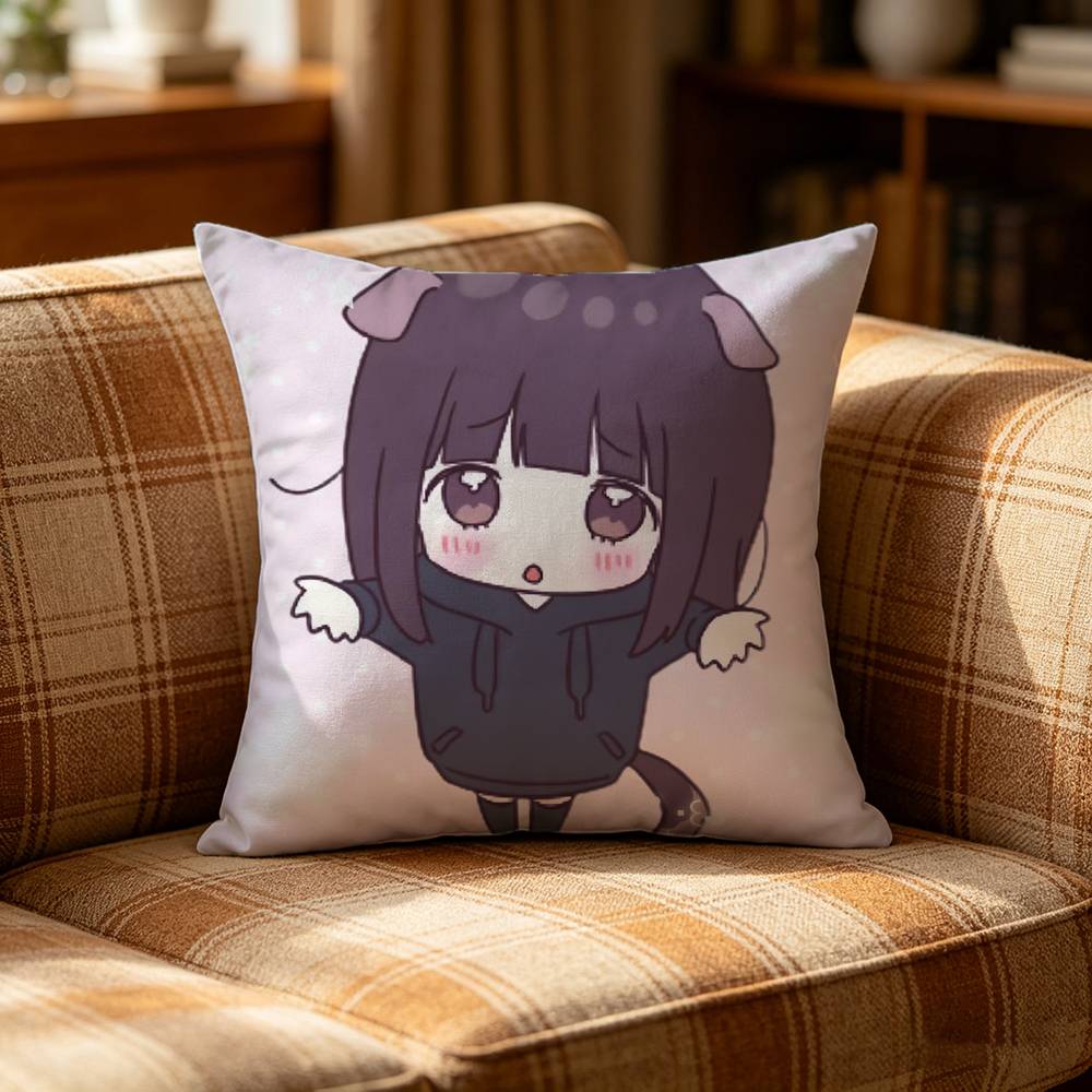 Cute MMenhera CChan Girl Pillow Case Pattern Printed Pillowcase For Living Room Sofa Cushion Cover
