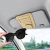 Card Storage Pouch Mount Stand Sunglasses Holder Bracket Multi-Pocket Sunshade Card Glasses Clip Auto Interior Accessories