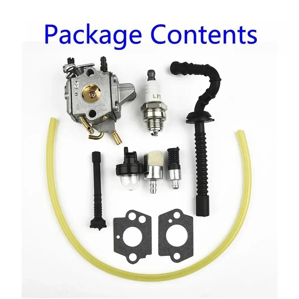 Carburetor Kit For Stihl MS192 MS192T MS192TC Chainsaw For Zama C1Q-S258 Carb Fuel Hose Replace For ZAMA C1Q-S258 Trimmer Parts