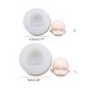 Molde de Cara Humana BJD OB11 Cerámica Blanda Versión Q Feliz Ojos Cerrados Arcilla Ultraligera Fondant Molde de Silicona 4.5cm 6cm