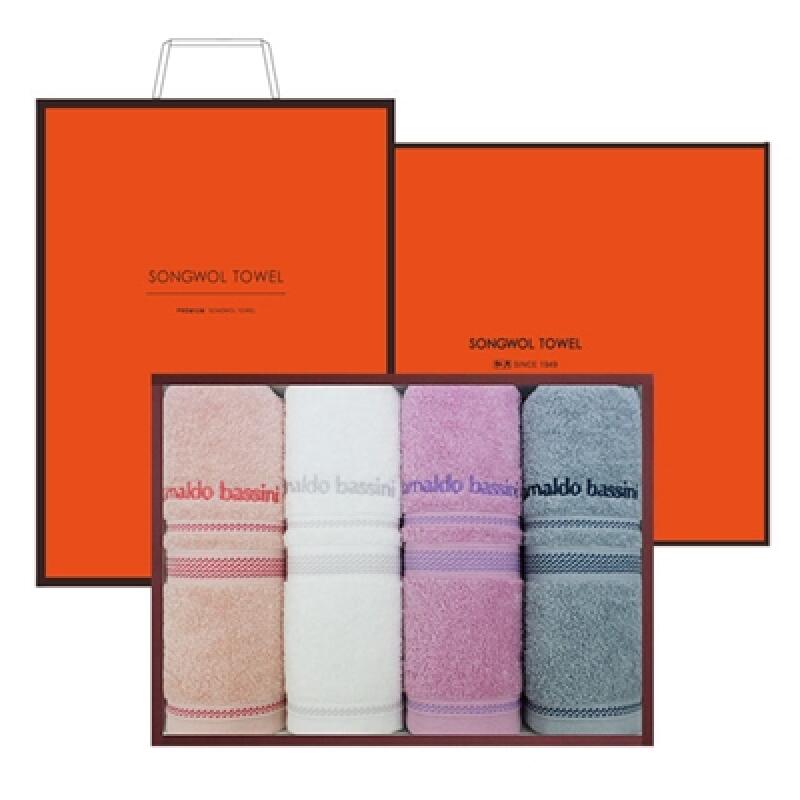 Songwol Arnold Basini Jazz 4-piece set towel White 1 set