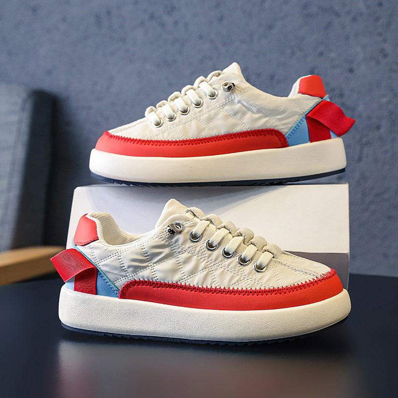 Classmates Children's Little White Shoes Boys' Board Shoes 2025 Spring and Autumn New Girls Sports Casual Shoes Students Breathable Shoes