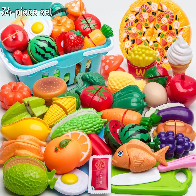 Children's Pretend Play Dollhouse Kitchen Set for Boys & Girls - Kindergarten Play Area Arrangement