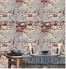 Brick Wallpaper Peel and Stick Wallpaper Red/Gray Stone Wallpaper Self Adhesive for Kitchen Countertop Table Easy to Clean