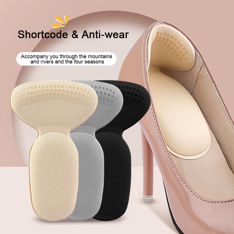 T-Shape High Heels Heel Stickers Heel Protector for Shoes Sponge Dispensing Shoe Cushion Inserts Heel Pads Women Half Insoles
