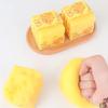 Needoh Squishy Square Cheese Squeeze Toys Slow Rebound Stress Relief Sensory Toy Soft Butter Cheese Party Toy
