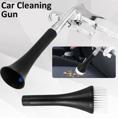 Car Wash Gun Dry Blow Cleaning Tools Professional Compressed Air Purge Car Interior Detail Spray Cleaning Tools With 2 Nozzles