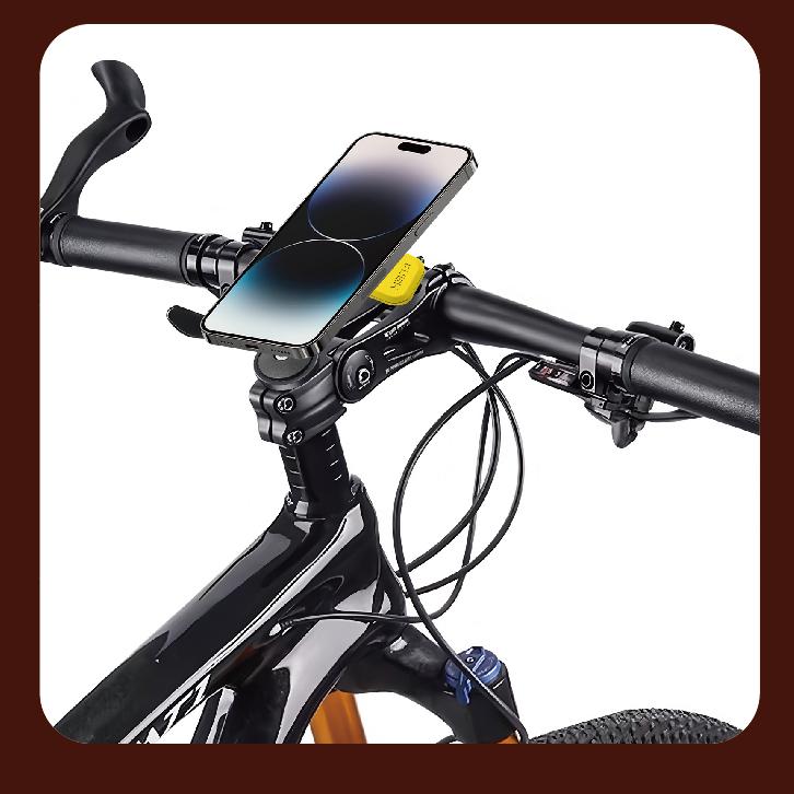 Bike Stem Cap Phone Mount 28.6mm Bicycle Stem Top Cap Cell Phone Holder Cycling GPS Bracket For MTB Road Bike Navigation Stand