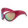 Y2K Cat-Eye Sunglasses: Colorful, Bold, Unisex, Large Frame