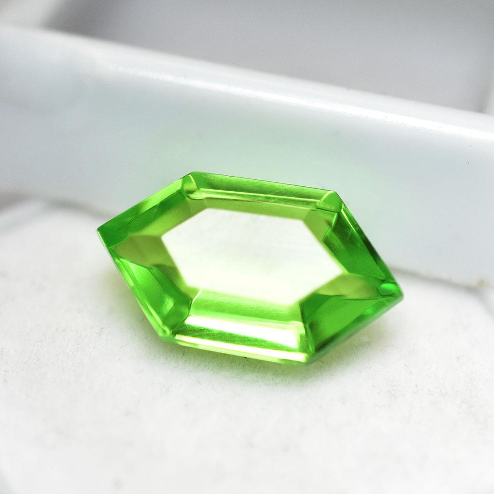 Natural GREEN Peridot 7 Ct Fancy Shape Certified Quality Loose Gemstones