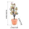 Egg Simulation Spotted Potted  2024 Easter Desktop Room Ornament Gift Festival