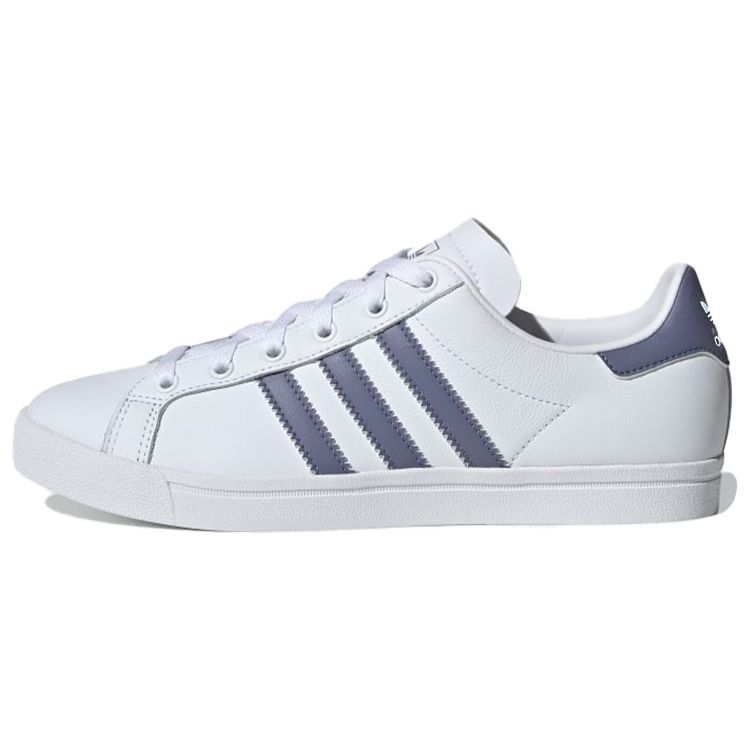 Adidas Originals Coast Star Slip Resistant Durable Low Top Skate Shoes Women Sneakers White Blue EE9952