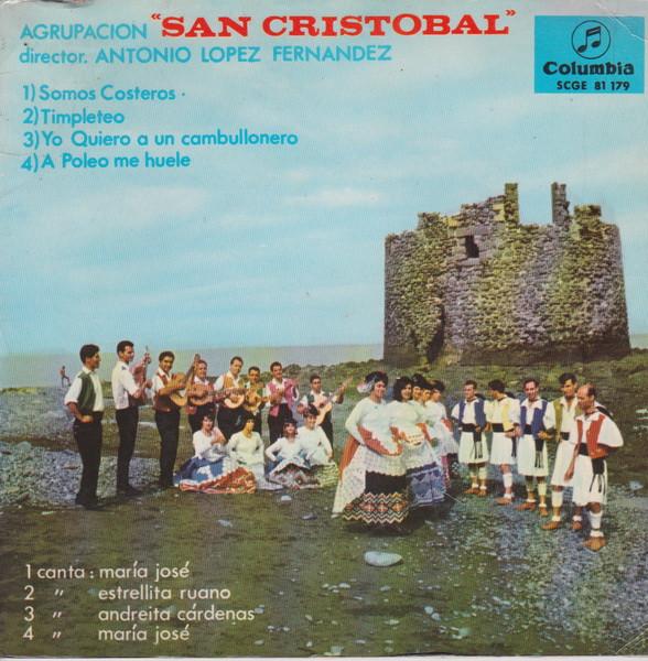 

7inch Record AGRUPACIN SAN CRISTOBAL Somos Costeros SCGE81179 Columbia 1966 Spain World Music Used