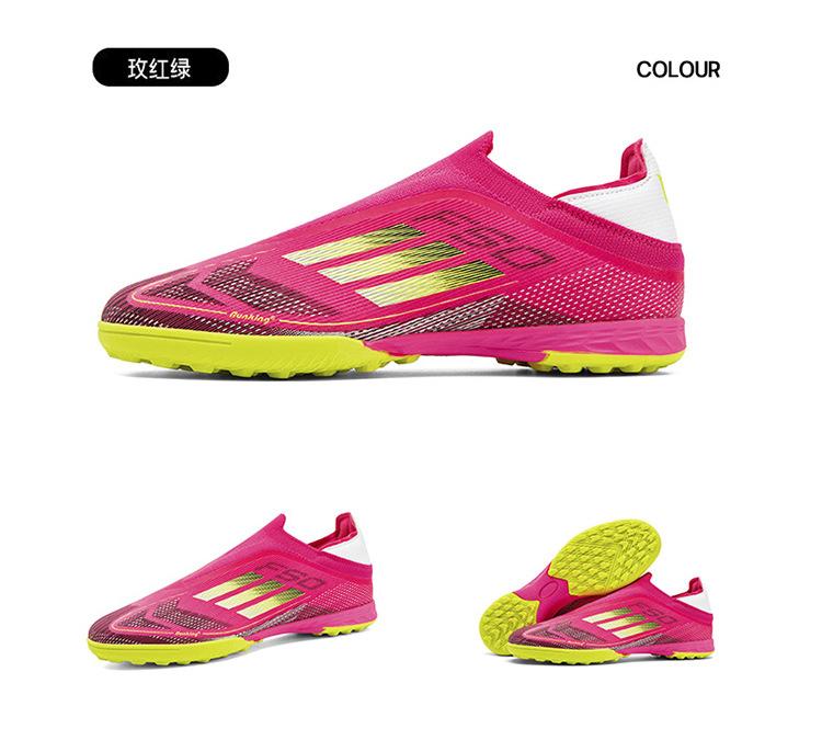 Neue Low-Top Fußballschuhe für Herren und Damen, atmungsaktiv, mit langen Stollen, gebrochenen Stollen, für Kunstrasen-Training, Fußballschuhe