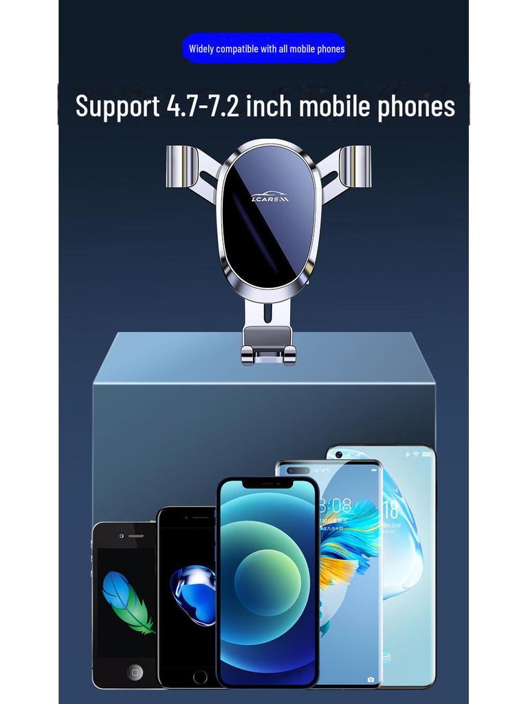 Universal 2025 Metal Car Phone Holder for Central Control Panel