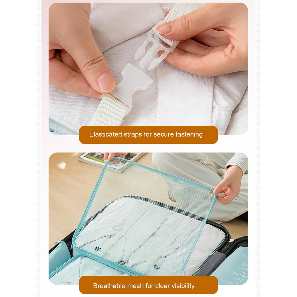 Packing Cubes for Travel Various Sizes Luggage Organizer Bags Set Travel Essential Suitcase Packing Organizers