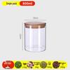 Food-Grade Borosilicate Glass Tea Canister for Coffee, Flower Tea, and Powder - Moisture-Proof Storage Jar