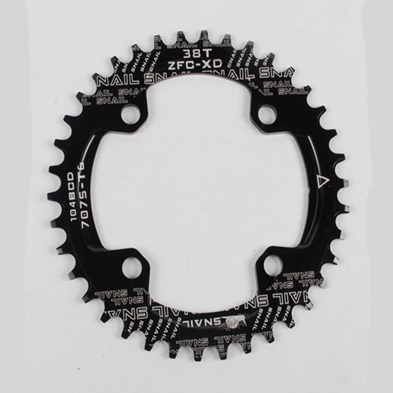 Mountain Bike Oval Single Chainring 104BCD