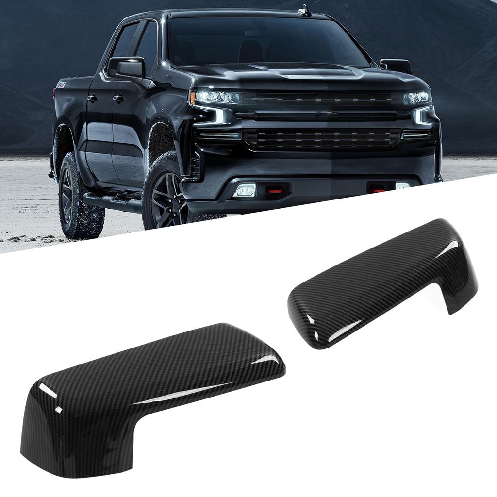 Top Half Mirror Cover Left Right Outer Rearview Wing Mirror   Replacement for     1500 2019‑2022