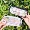 Exam-Ready Transparent Pencil Case for Middle School Students – New Style, Suitable for Boys and Girls, Large Capacity