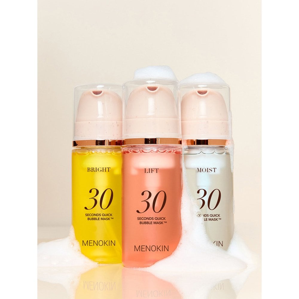 Menokin 3 types of super easy 30 second bubble masks, hwajalmuk water glow mask pack