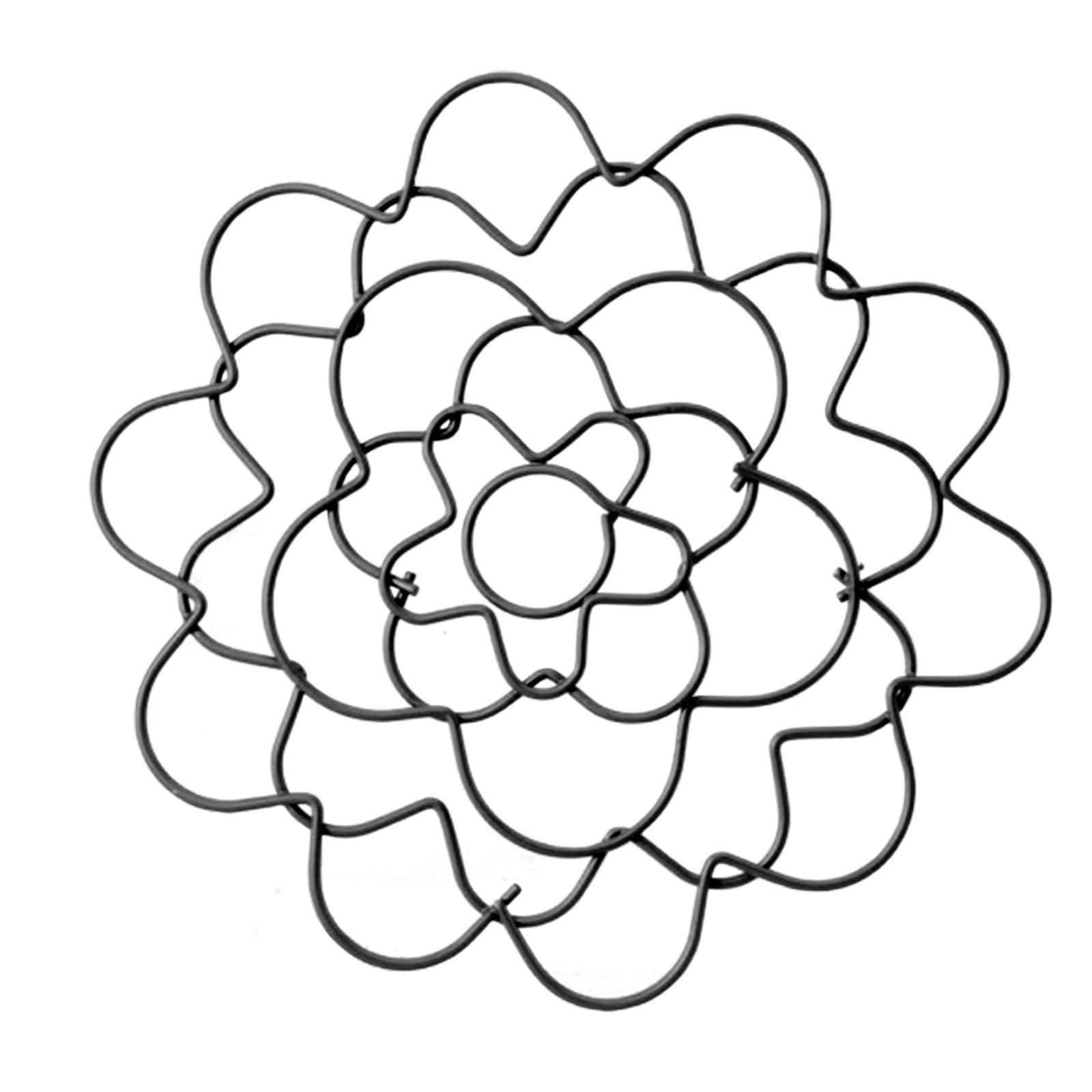 

Держатель для цветочной композиции, проволочный инструмент для цветочной композиции, железная вставная крышка для цветов, многоразовая цветочная сетка для аранжировки 5 чёрный