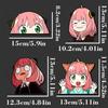 1PC Peeking Anya JDM Anime Car Stickers Waterproof Funny Auto Window Rear windshield Trunk Bumper Sunscreen Vinyl Decals