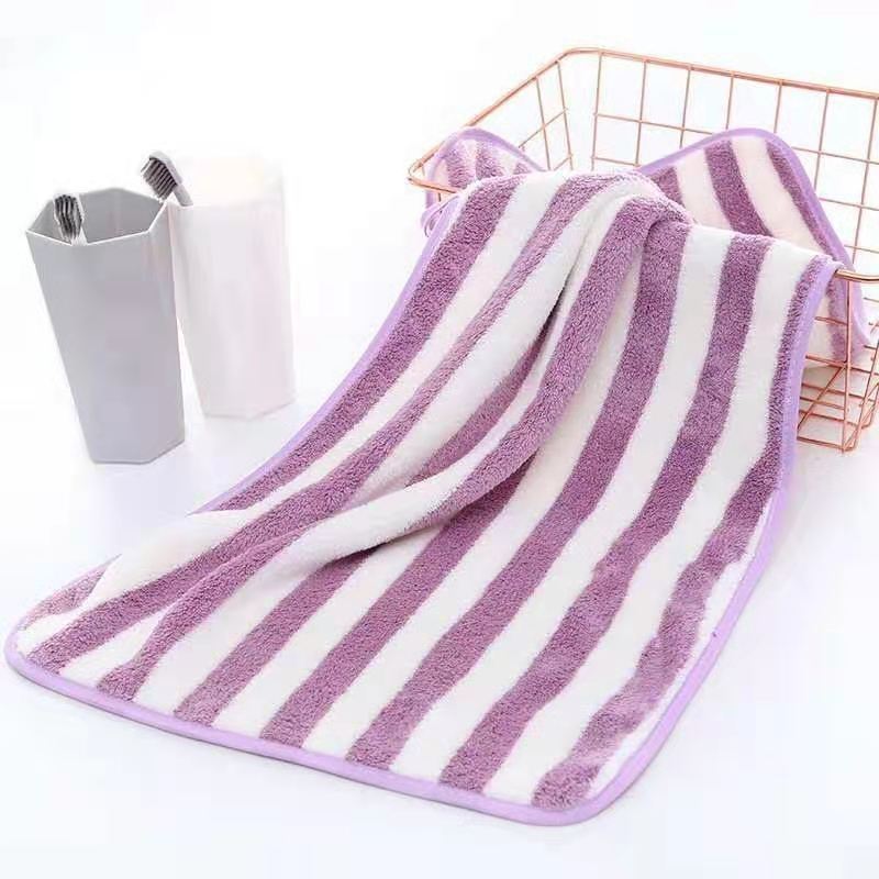[5 packs of single 30 * 60cm] High-density coral fleece towels are soft and absorb water without shedding hair