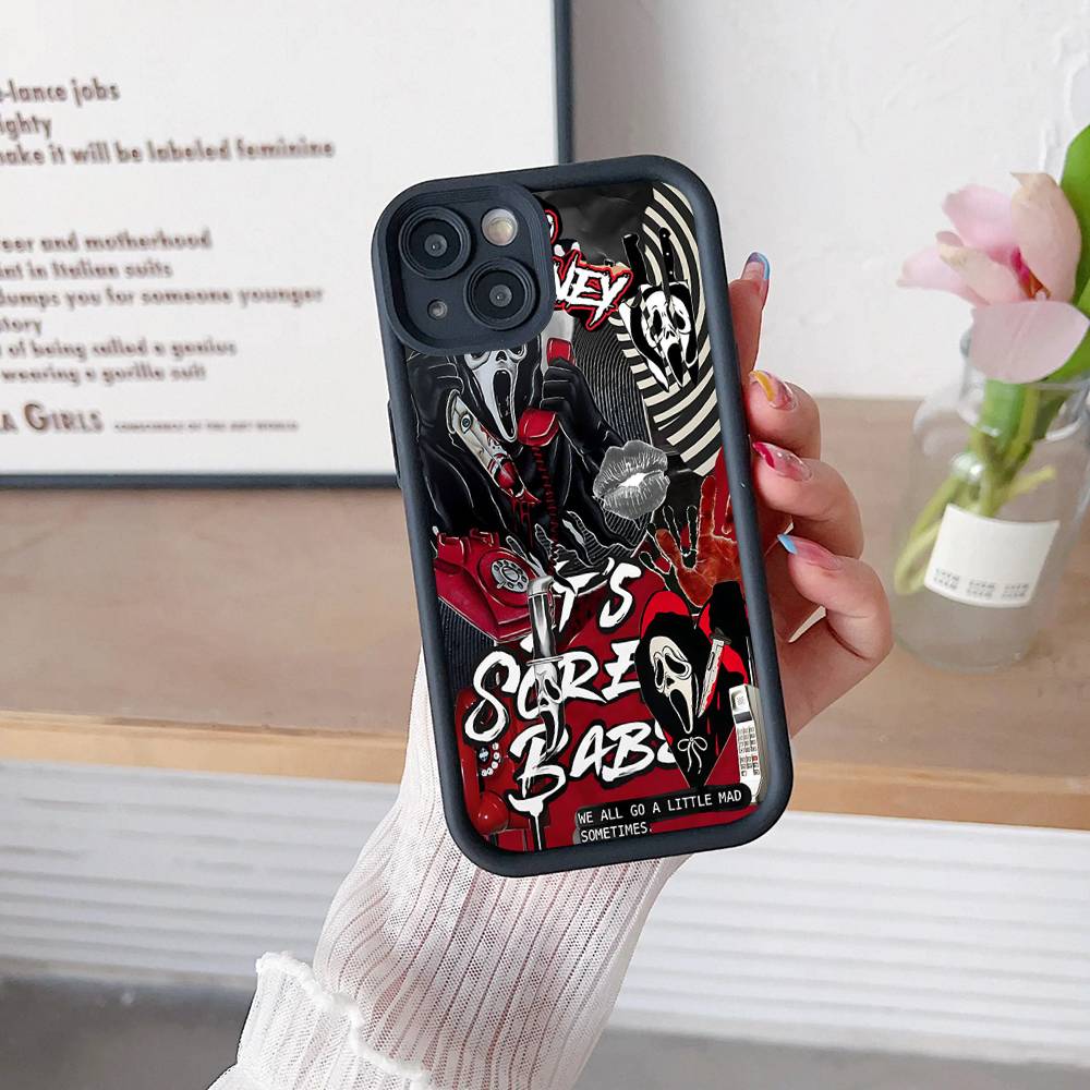 Horor S-scream Dead TPU Phone Cover For Iphone 17 16 15 14 13 12 11 Pro Max Plus Case Cover