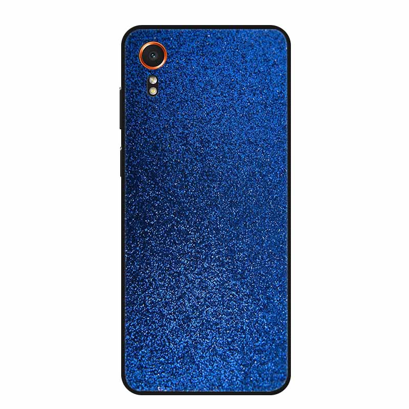 For Samsung Galaxy Xcover 7 Case Fashion Flowers Black Silicone Soft Back Cover For Samsung Galaxy Xcover7 Phone Case Coque Capa