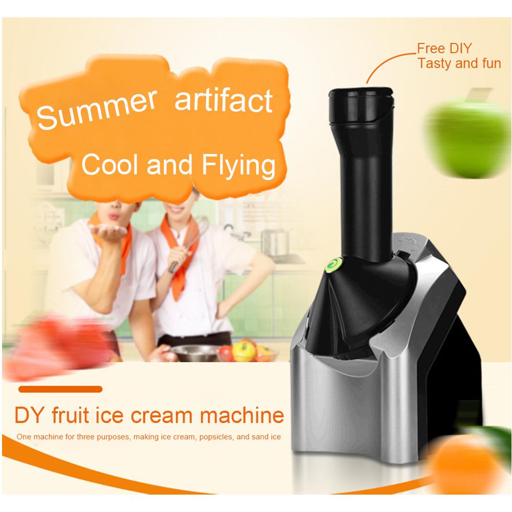 200w Home Ice Cream Maker Fruit Soft Serve Maker Energy-saving Electronic Ice Cream Machine For Frozen Fruit Dessert