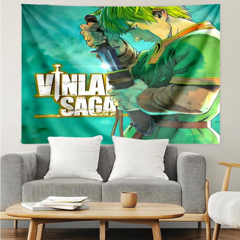 Vinland Saga Wall Hanging Tapestry Wall Cloth Tapestries Decor Wall Bedroom Decoration