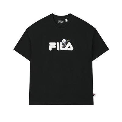 Fila HERITAGE T Shirt Unisex Jet Black F51U538103F-BK