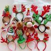 10 PIÈCES Décorations de Noël Pour la Maison Bonhomme de Neige Sapin de Noël Nœud Corne de Cerf Bandeau Avec Lumière Fille Enfants Fête Bandeau