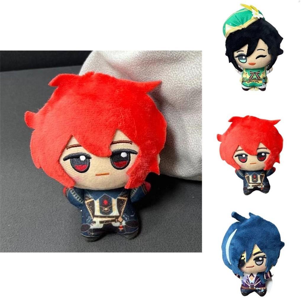 Genshin Impact Plüschpuppen Anhänger Venti Lumine Weich Gefüllt Schlüsselanhänger Geschenk