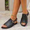 Women's Sandals Summer  Trends  Buckle Women's Outdoor Beach Roman Shoes Simple Handmade  Brand Women's Shoes