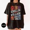Disney Villains Chillin Like A Villain Group Unisex 100% Cotton T-shirt Mens Tees Top Adul100% Cotton T-shirt Mens Tees Top 8360