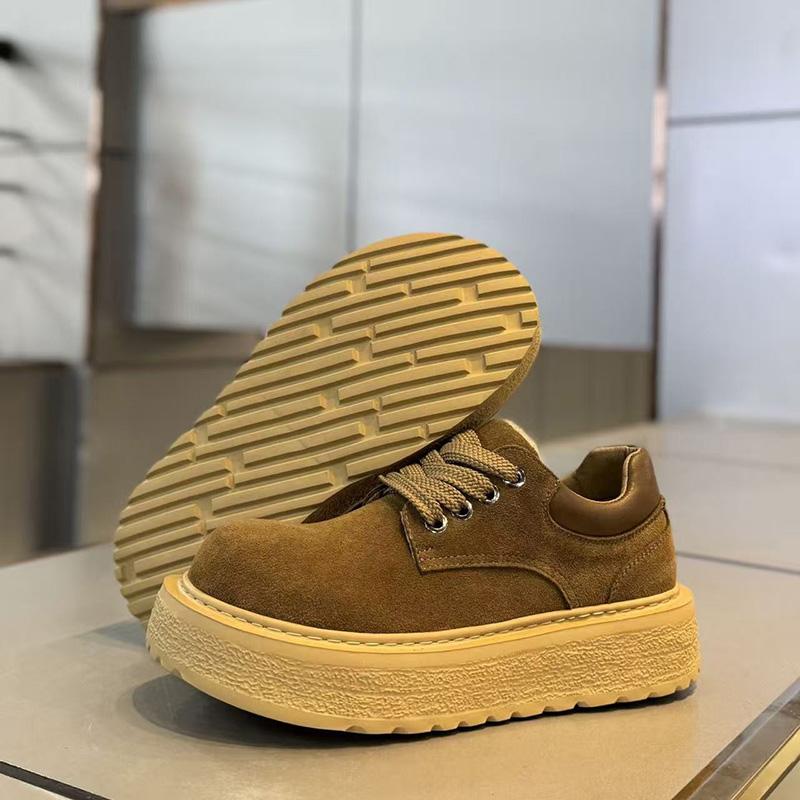Men's Shoes Casual Martin Shoes, Khaki, Brown, Black