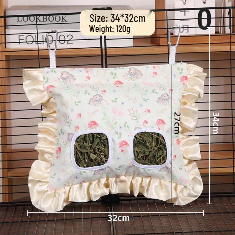Large Capacity Hay Feeding Bag for Rabbits and Guinea Pigs