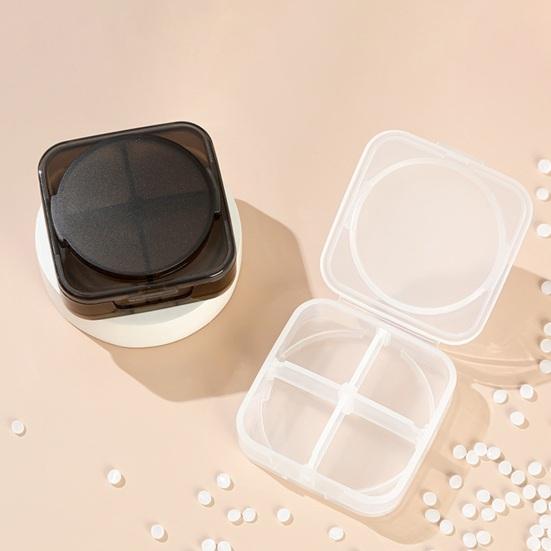 Pill Box Weekly Organizer with Independent Sealing Buckles Design Pill Container Large Capacity Transparent Case for Travel And Home