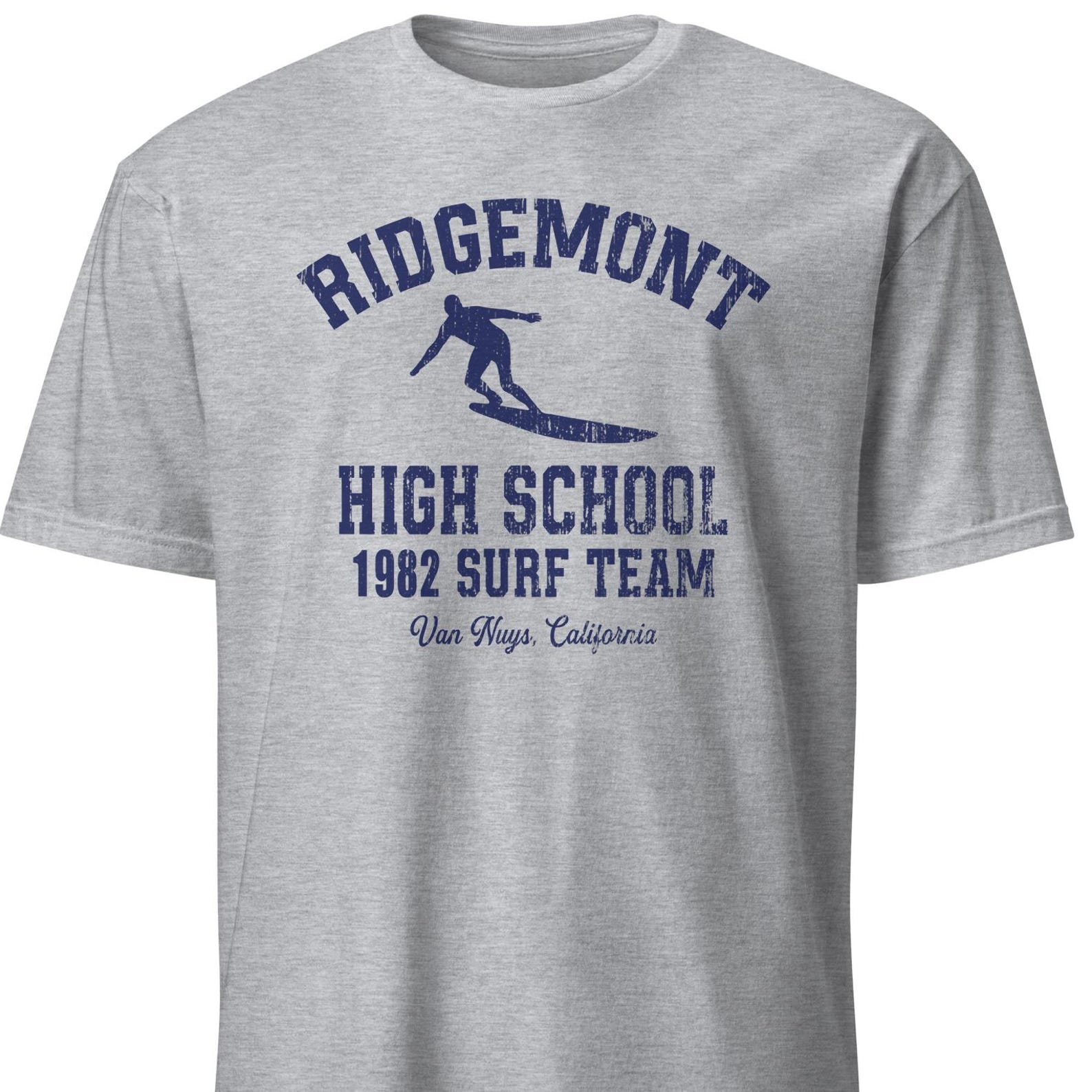 Ridgemont High Surf Team T-Shirt: 80s Movie Tee, Jeff Spicoli Unisex Shirt 2XL