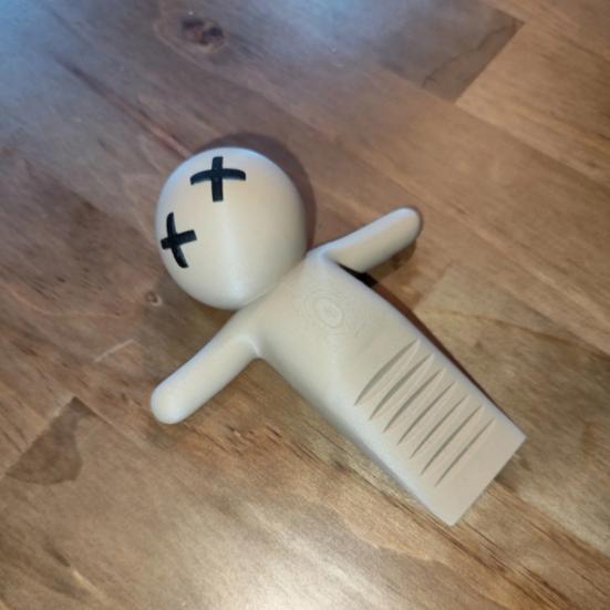 3D Printed Door Stop Little Figure Door Wedge Decorative Floor Door Stop