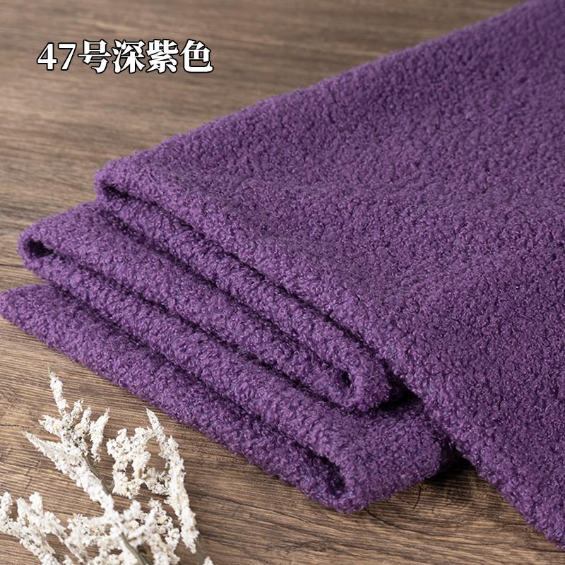 Teddy Plush Fabric Elasticity Soft By The Meter for Toys Pet Nest Cushion Handmade DIY Sewing Faux Lamb Fur Cloth Beige White