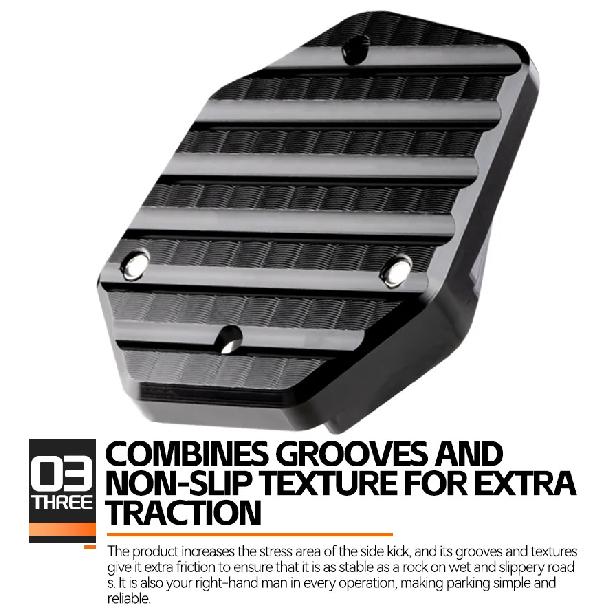 For Honda CBR650R 500R CB 650R 300R 500X 2018-2023 Motorcycle Accessories Kickstand Foot Side Stand Enlarger Extension Pad Plate
