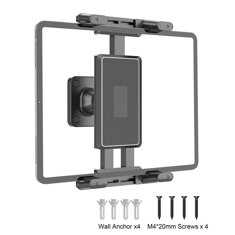 Mount Tablet Stand Stretchable Arm Cell Phone Wall Holder Adjustable Nailed Wall Stand For Phone Universal 4.7-13 Inch