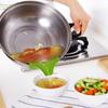 Silicone Spout Funnel For Pots Pans Food Grade Non Drip Pouring Tool For Sauces Soups Oils Anti-Spill Pouring Tool